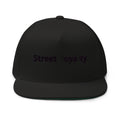 Street Royalty | Gorra Flat Bill Negra Bordada