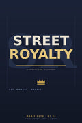 Póster Manifiesto Nº03 — wordmark Street Royalty en oro sobre navy
