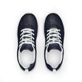Zapatillas deportivas con cielo estelar de medianoche y Corona Borealis — vista superior
