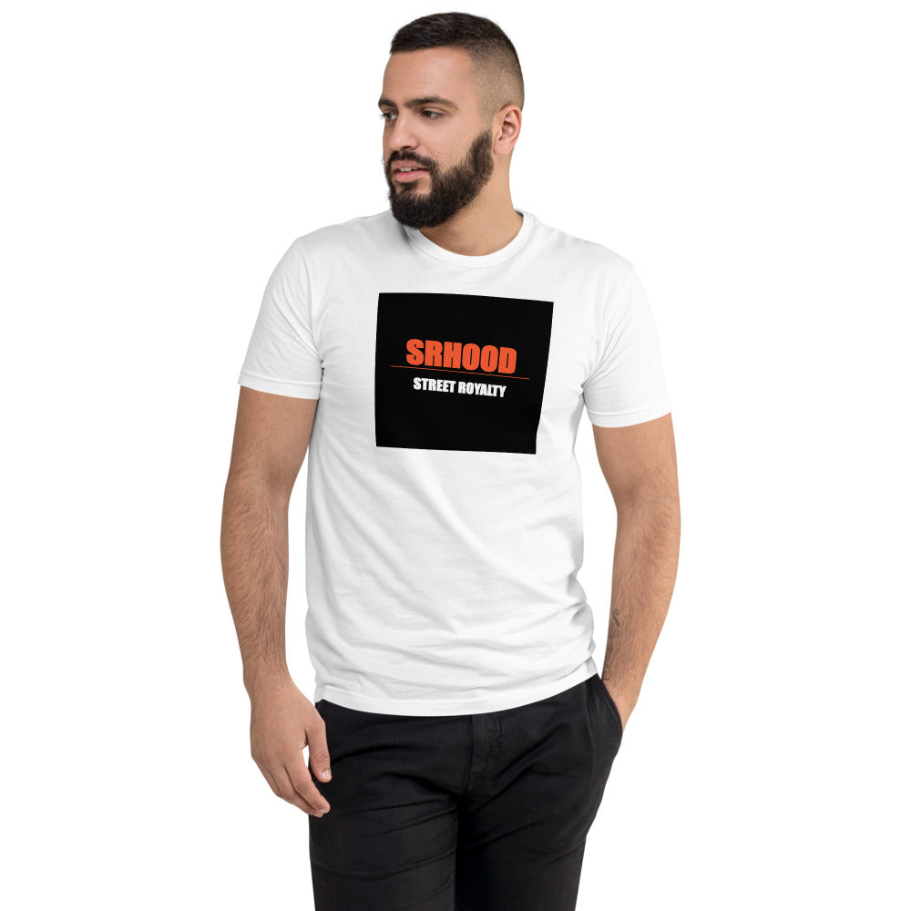 SRHOOD | Camiseta Premium Fitted Blanco — Street Royalty