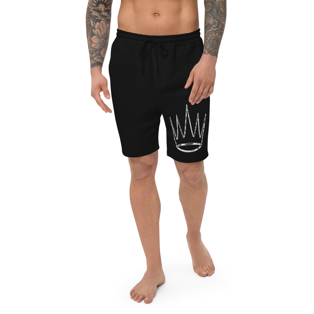 Shorts Corona Lineart — Negro — modelo con tatuajes
