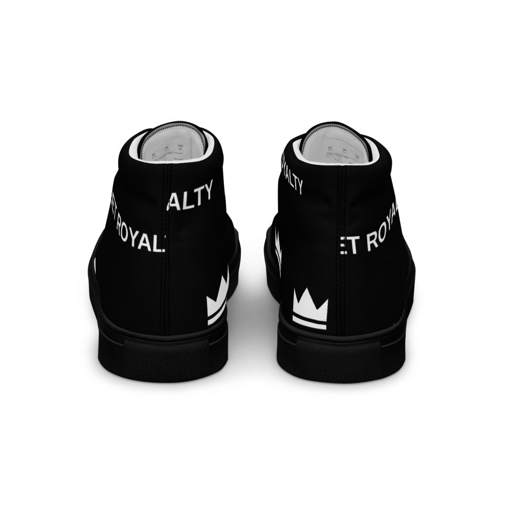 Street Royalty | Zapatillas Altas Hombre — Royal Mix Negras