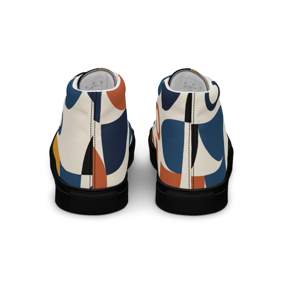 Zapatillas Altas Retícula — vista trasera
