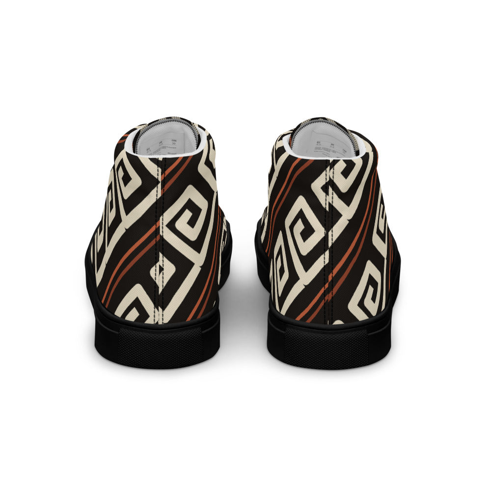 Vista trasera de las zapatillas altas Meandro