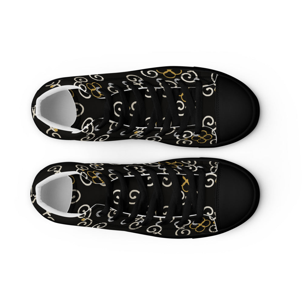 Zapatillas altas Forja — detalle de lengüeta