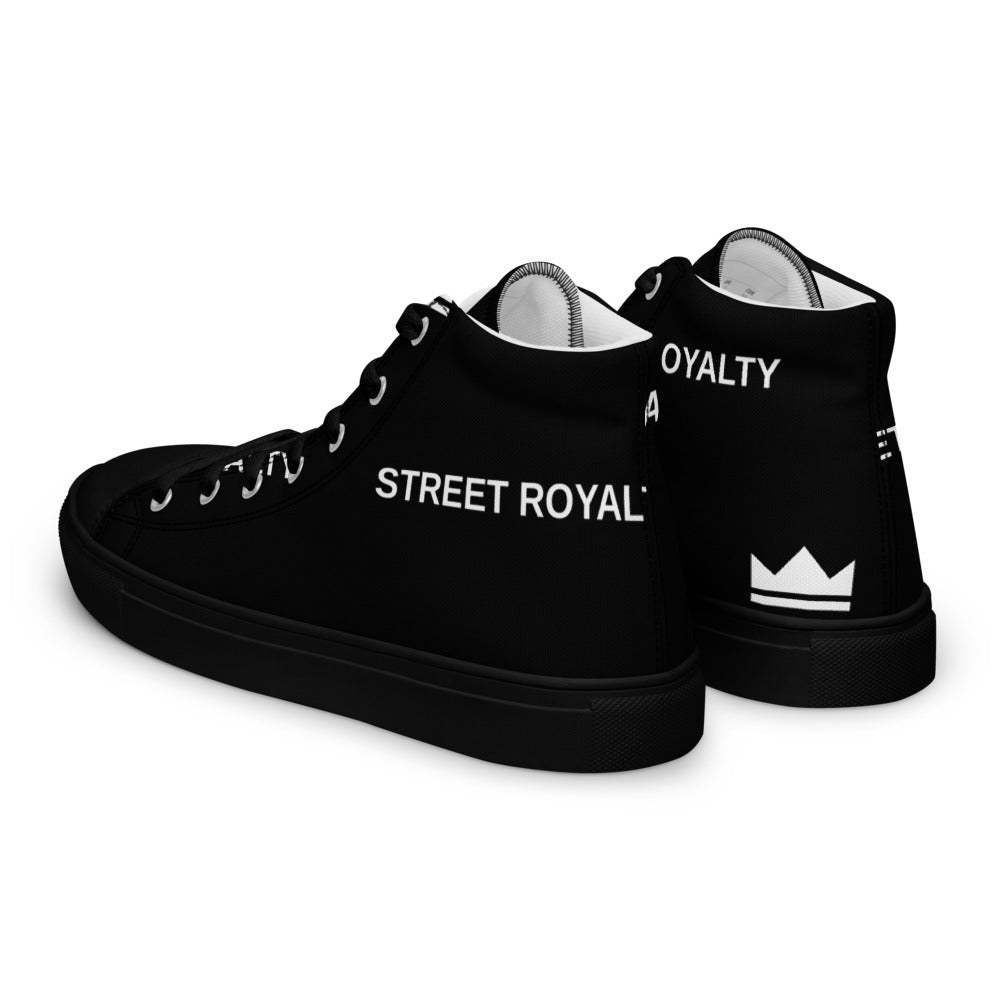 Street Royalty | Zapatillas Altas Hombre — Royal Mix Negras