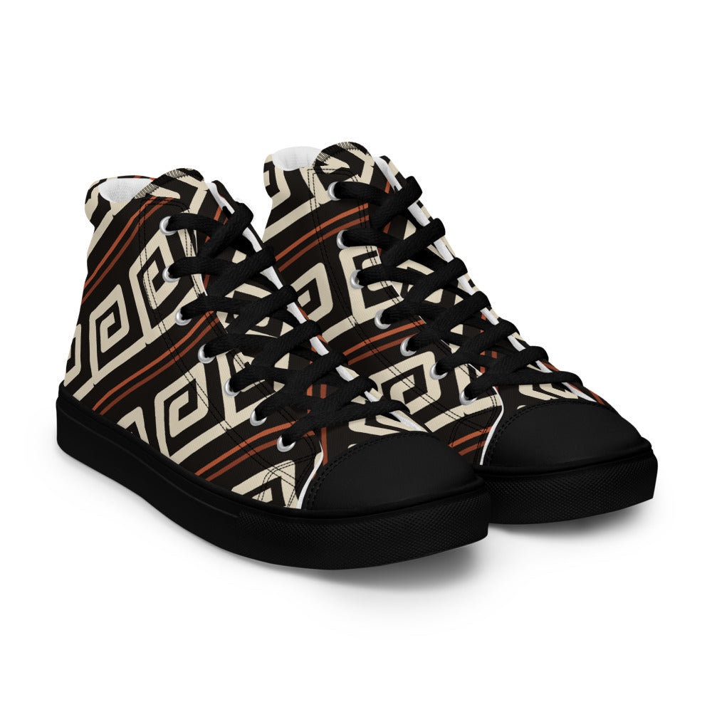 Vista lateral derecha de las zapatillas altas Meandro
