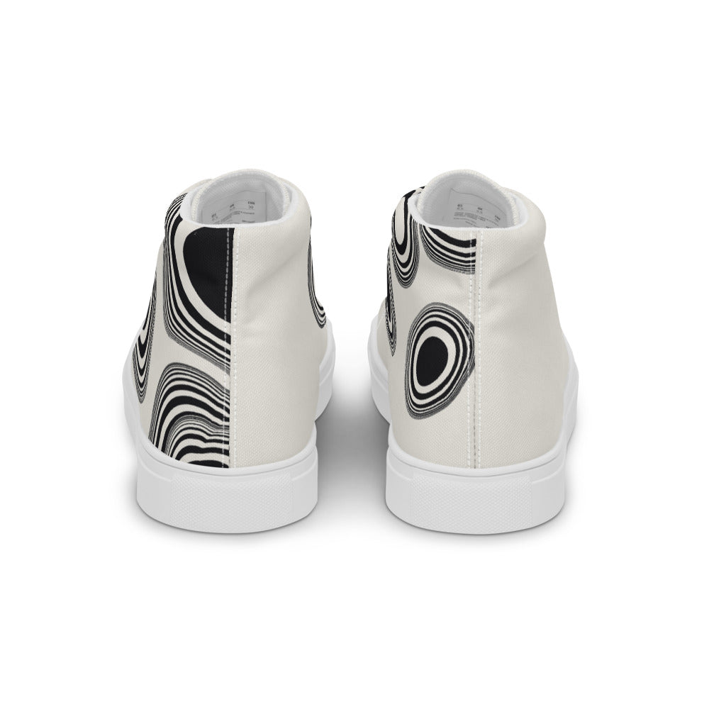 Zapatillas altas suminagashi — trasera