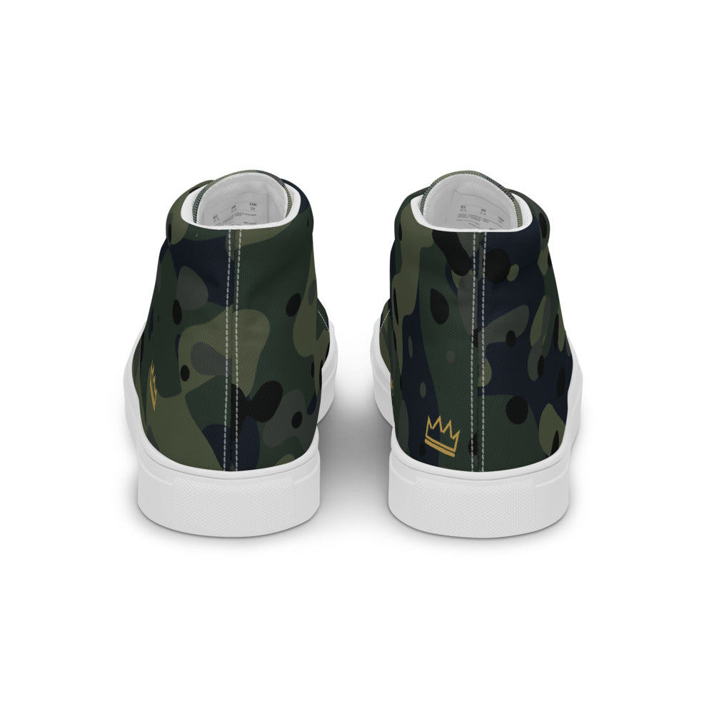 Zapatillas altas Camo Real — vista trasera