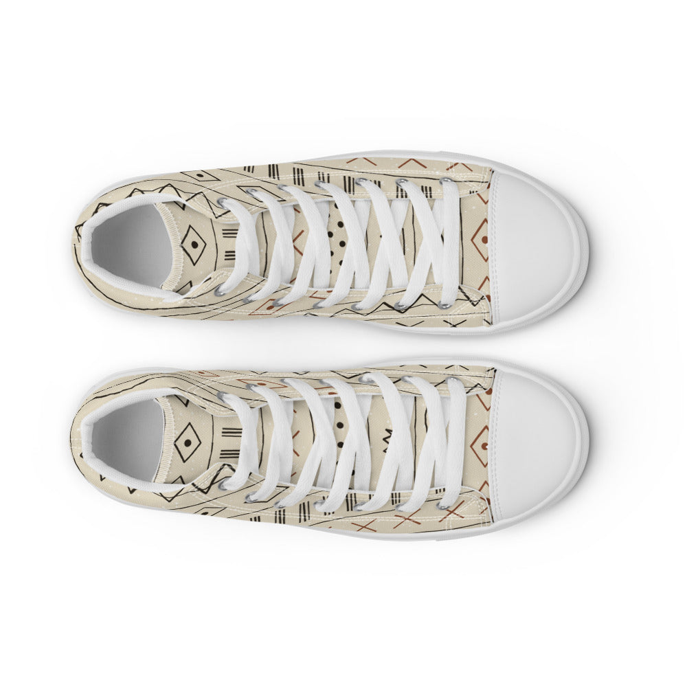 Zapatillas Altas Bogolán Real — detalle de lengüeta