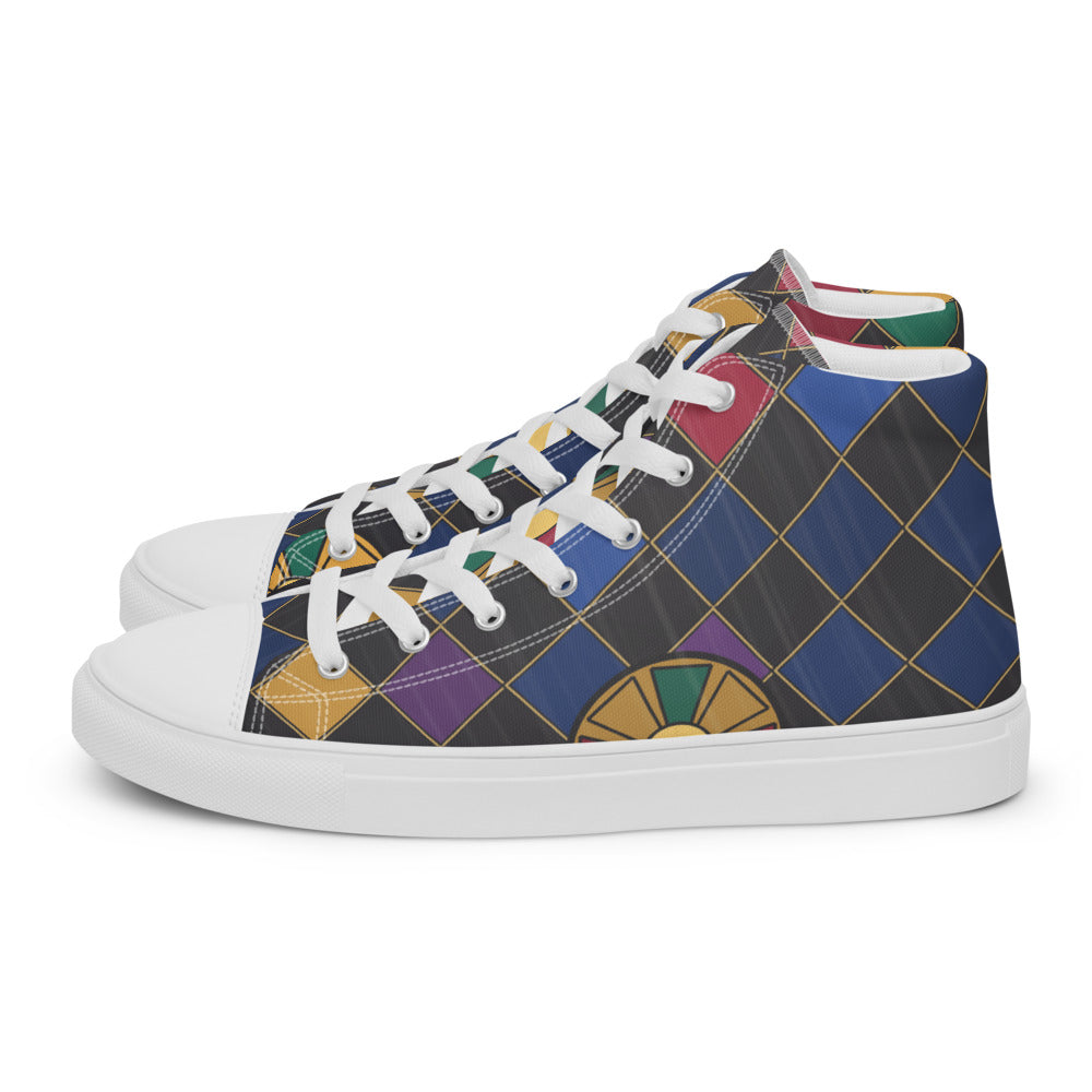 Zapatillas Altas Vidriera — lateral izquierdo