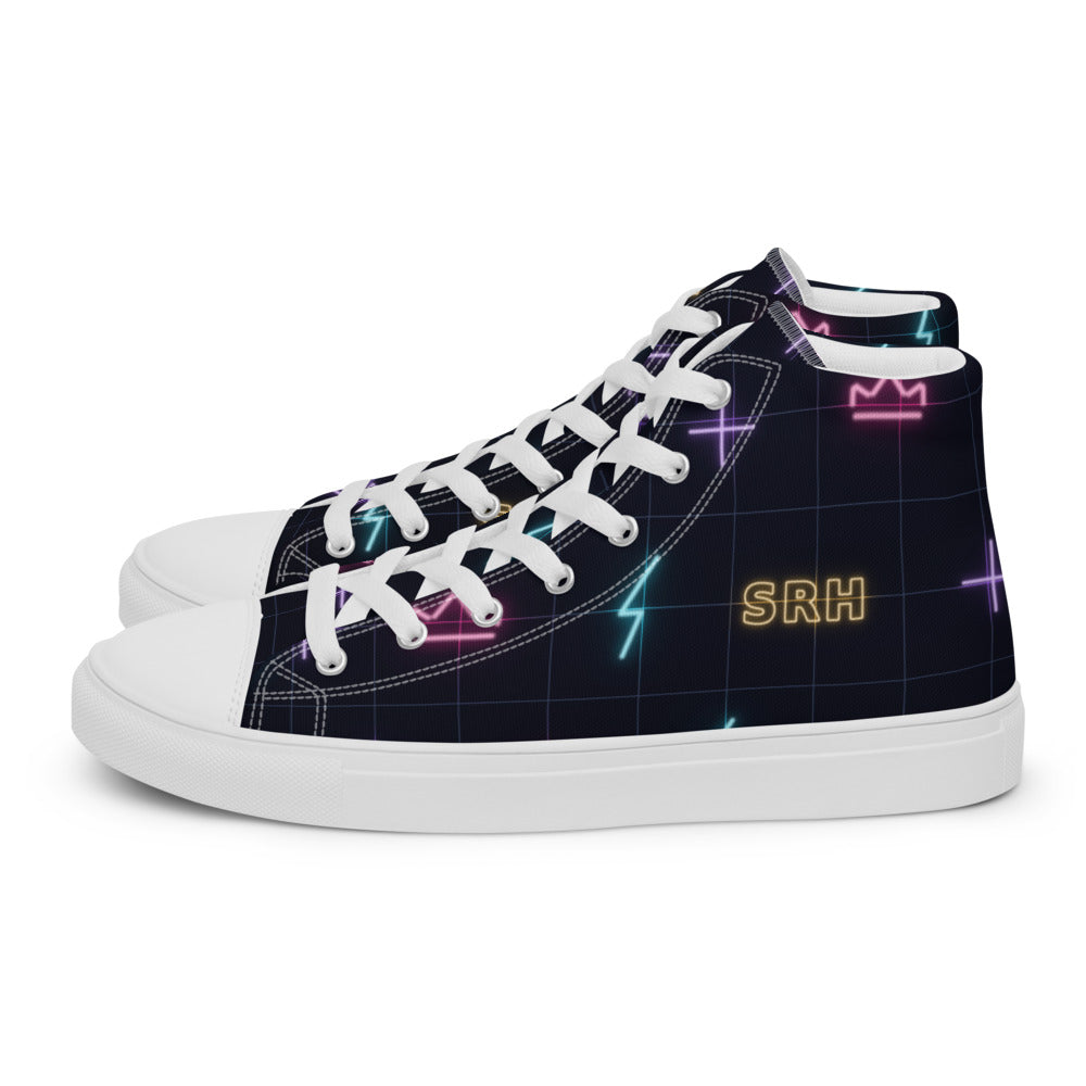 Zapatillas Altas Neón — lateral izquierdo