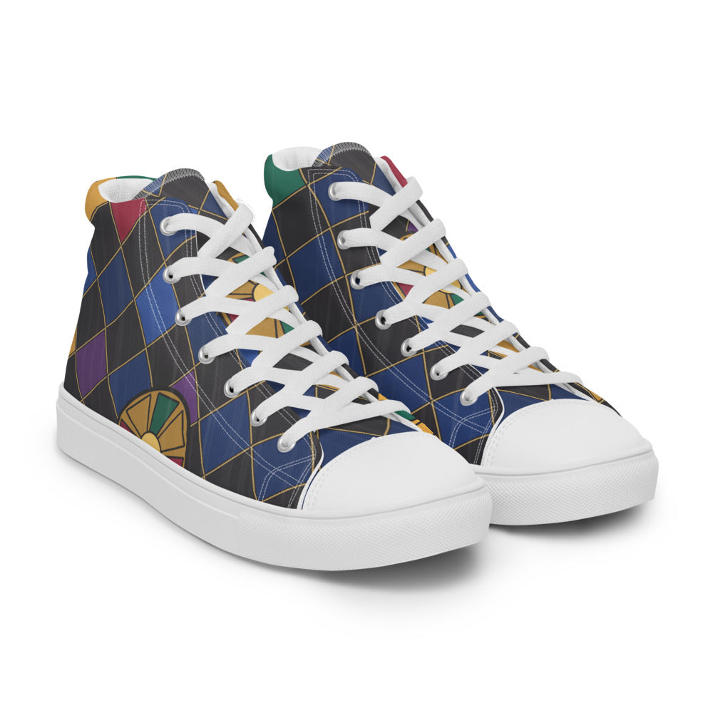 Zapatillas Altas Vidriera — vista frontal derecha