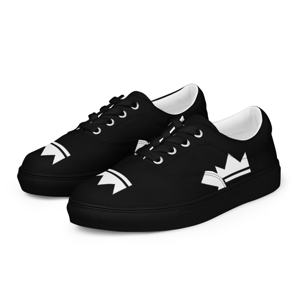 Street Royalty | Zapatillas de Lona Hombre — Crown Monogram Negras