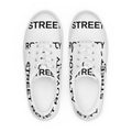Street Royalty | Zapatillas de Lona Hombre — Wordmark Blancas