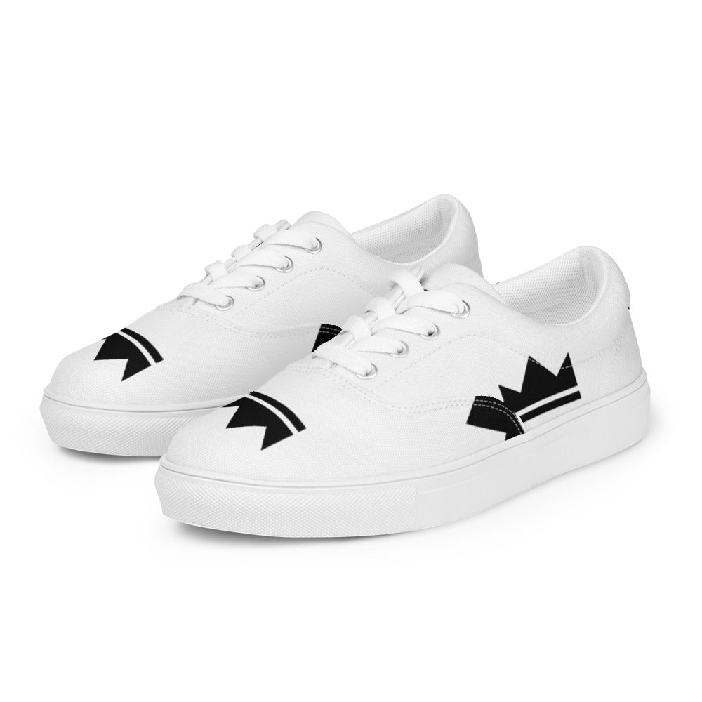 Street Royalty | Zapatillas de Lona Hombre — Crown Monogram Blancas