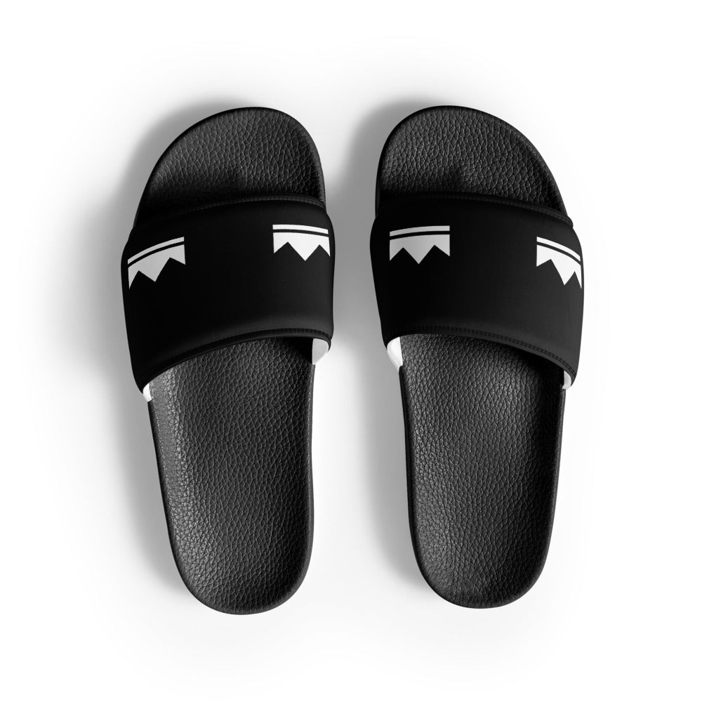 Street Royalty | Slides Hombre — Crown Monogram Negras
