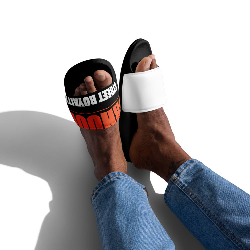 Slides Hombre — modelo con tatuajes