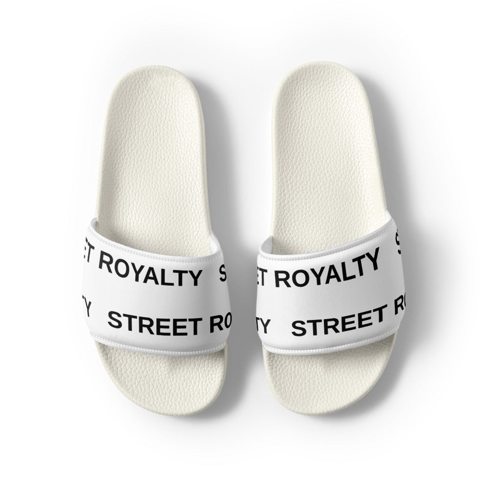 Street Royalty | Slides Hombre — Wordmark Blancas