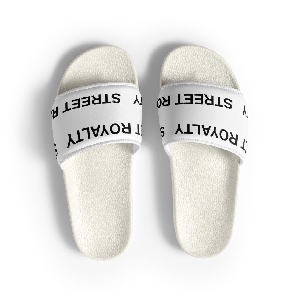 Street Royalty | Slides Hombre — Wordmark Blancas