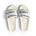 Street Royalty | Slides Hombre — Wordmark Blancas