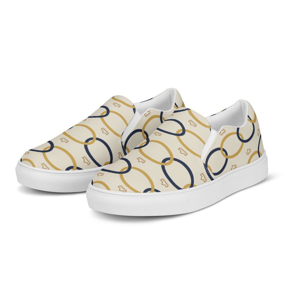 Slip-on Cadena — vista frontal izquierda