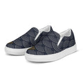 Zapatillas Slip-On Seigaiha Real hombre — vista frontal izquierda