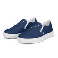 Zapatillas slip-on cianotipo eucalipto — tres cuartos