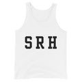 Camiseta de Tirantes SRH Varsity color blanco, vista plana