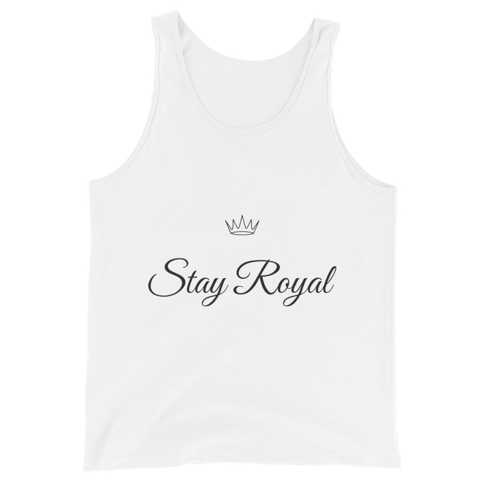 Camiseta de Tirantes Stay Royal color blanco, vista plana