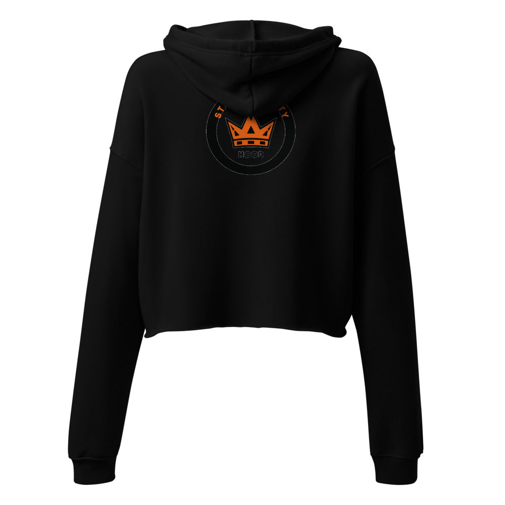 SRHOOD Cropped Hoodie Mujer - espalda