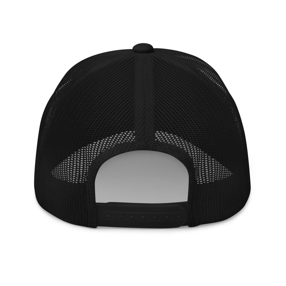 Street Royalty | Gorra Retro Trucker Negra Bordada