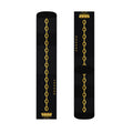 Calcetín negro con cadena de oro vertical y corona — Eslabón SRHOOD