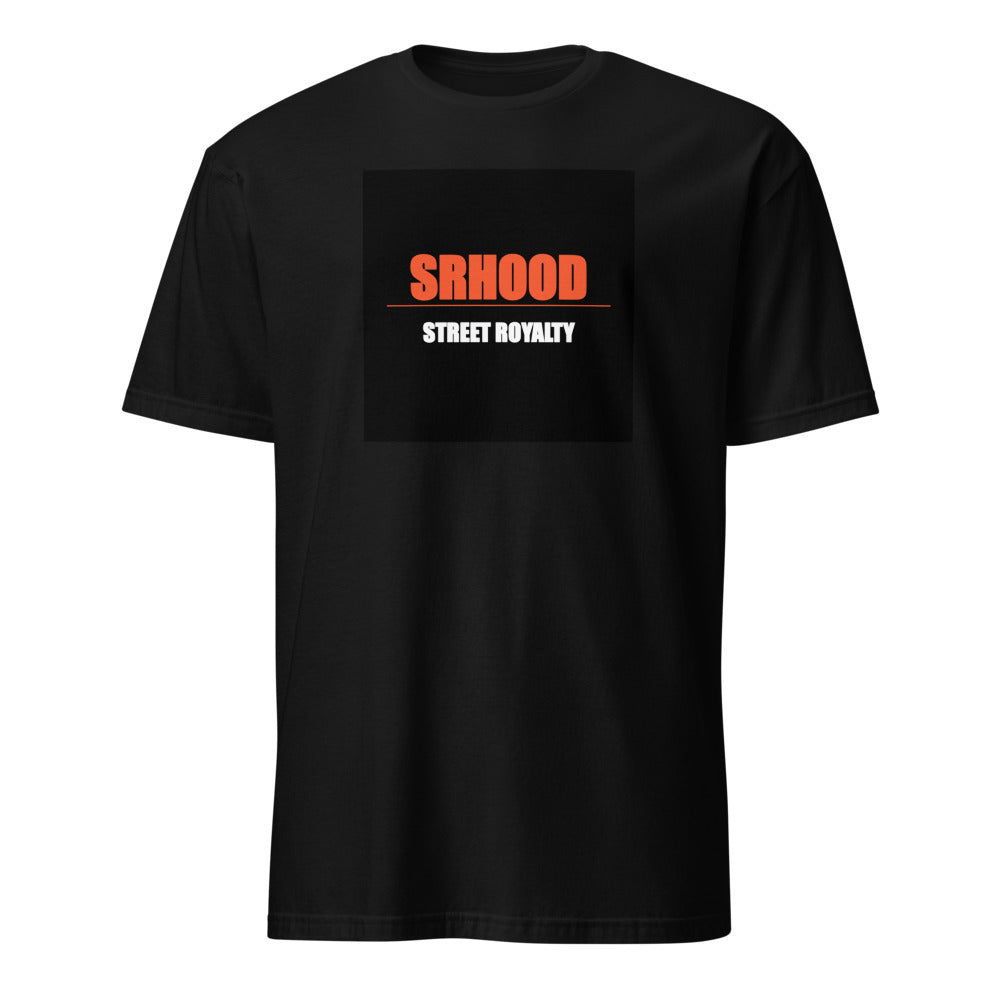 SRHOOD | Camiseta Básica Negra Softstyle — Street Royalty