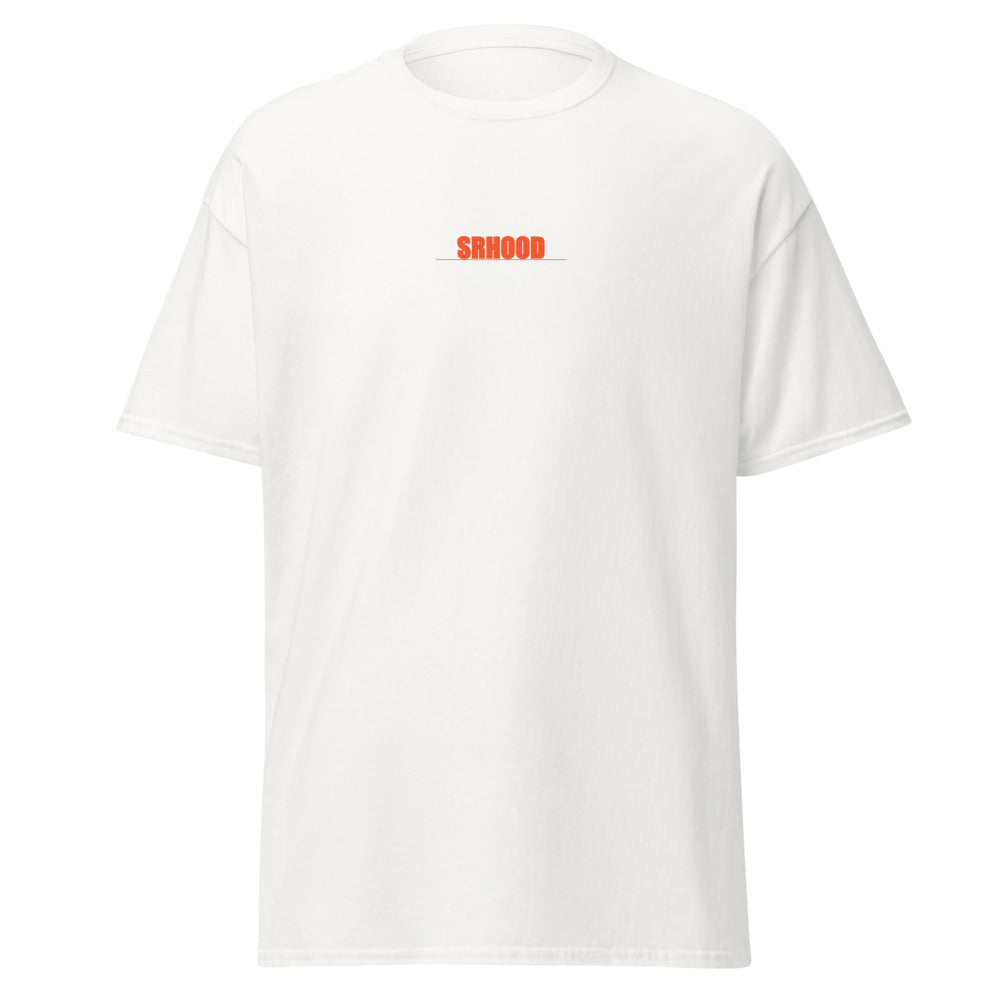 SRHOOD | Camiseta Clásica Blanca Gildan — Street Royalty