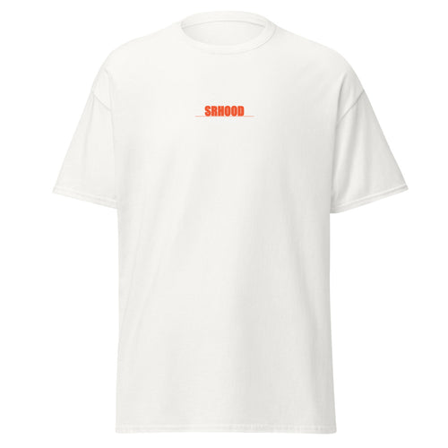 SRHOOD | Camiseta Clásica Blanca Gildan — Street Royalty