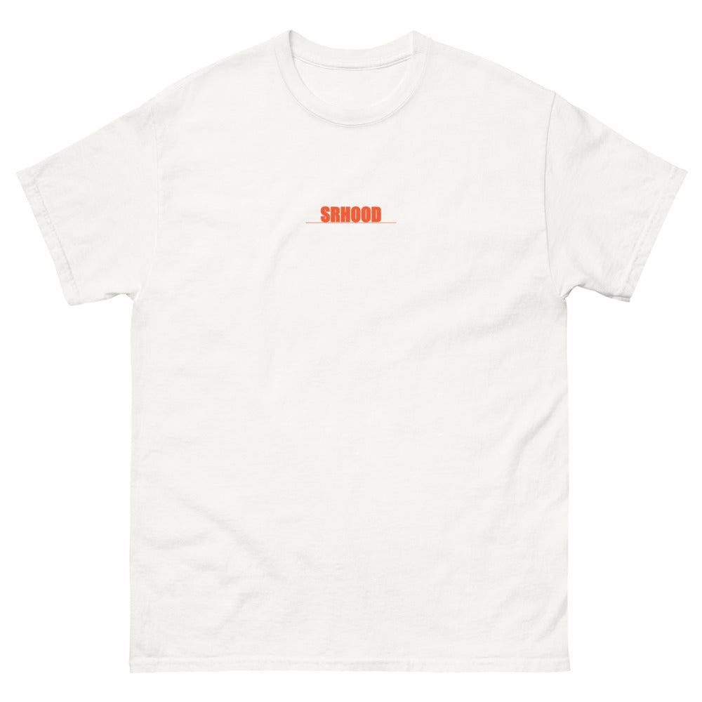 SRHOOD | Camiseta Clásica Blanca Gildan — Street Royalty