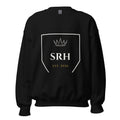 Sudadera Crest SRH negra, vista frontal, escudo pecho central