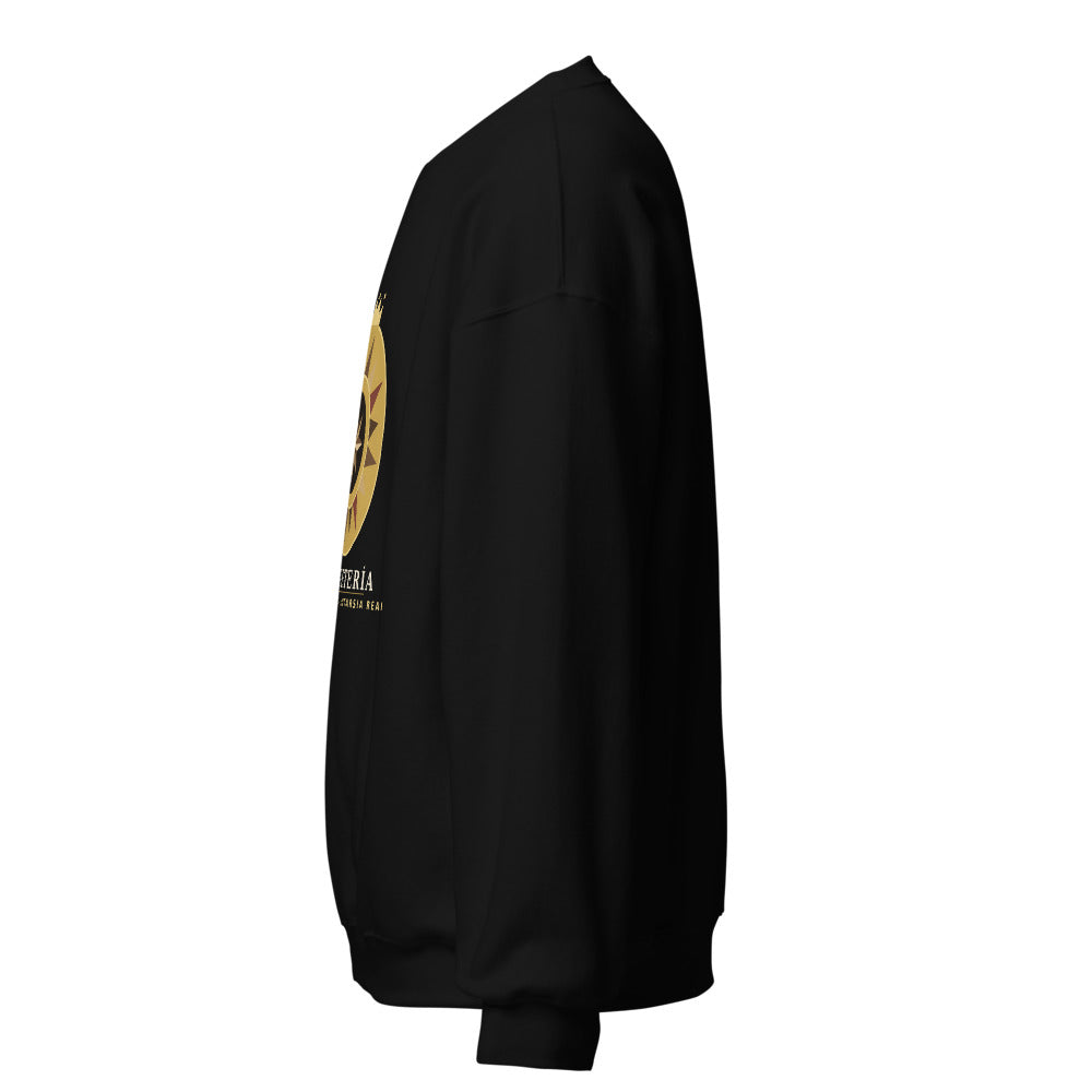 Sudadera Marquetería Real en modelo