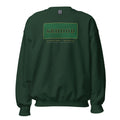 Sudadera verde botella con losa de malaquita y SRHOOD grabado