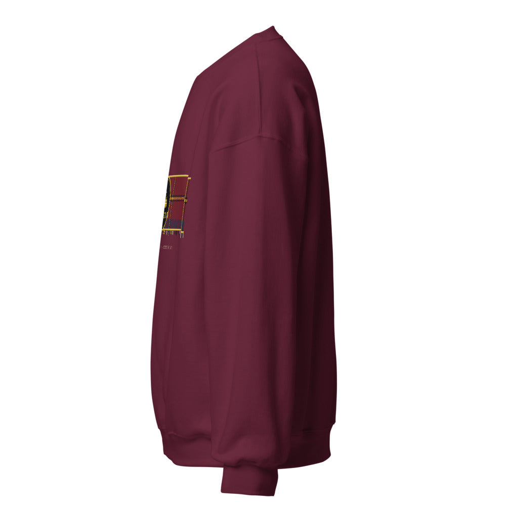 Vista lateral — Sudadera Tartán Real
