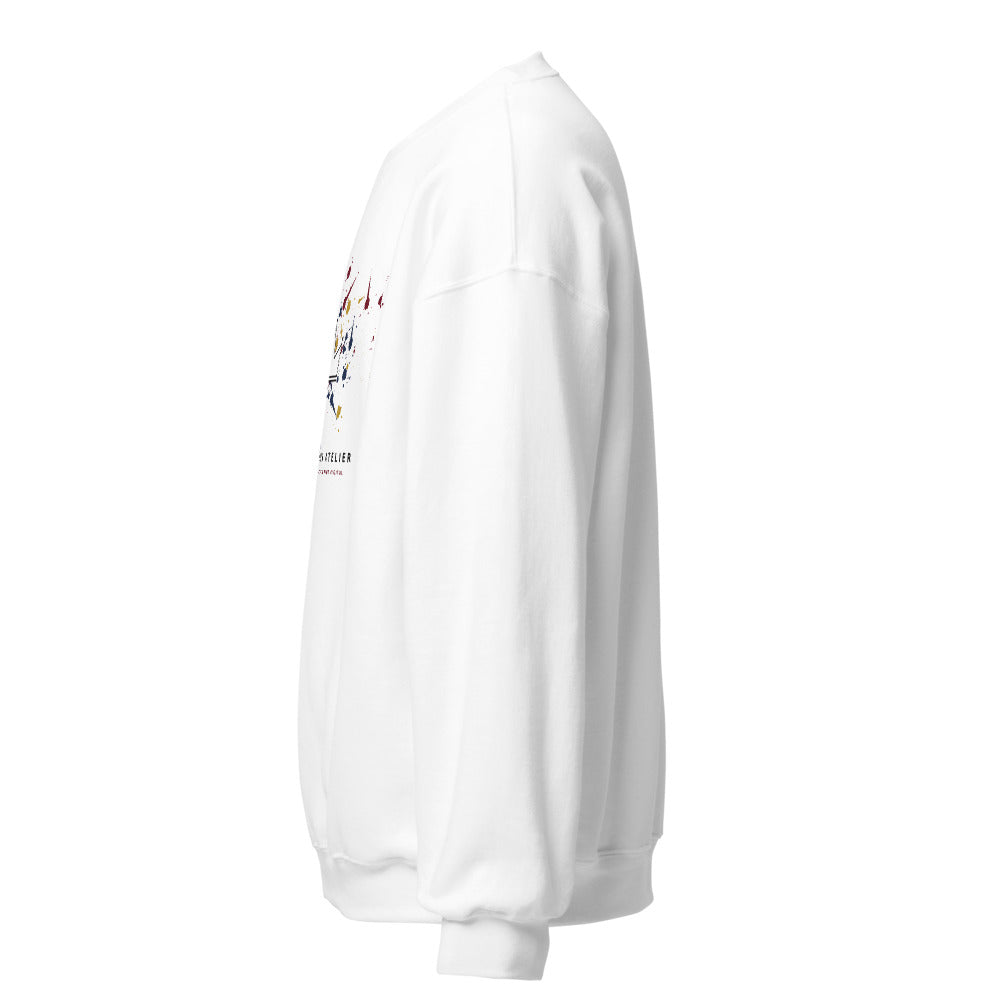 Sudadera Salpicadura Atelier lateral