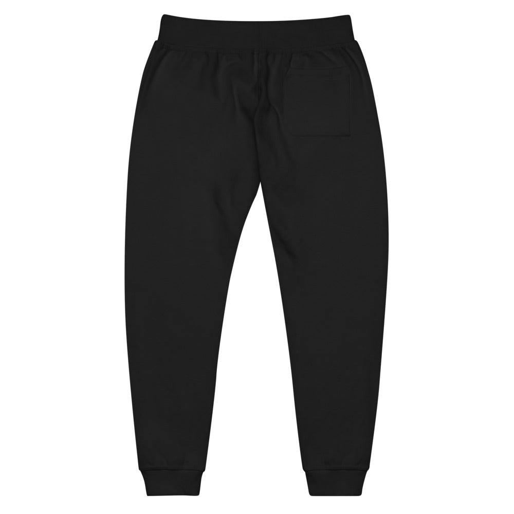 Street Royalty | Sweatpants Fleece Negro — Wordmark Vertical Negro