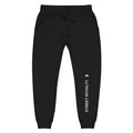Street Royalty | Sweatpants Fleece Negro — Wordmark Vertical Negro