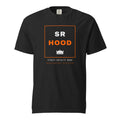Camiseta heavyweight vintage negra SRHOOD Street Royalty vista frontal