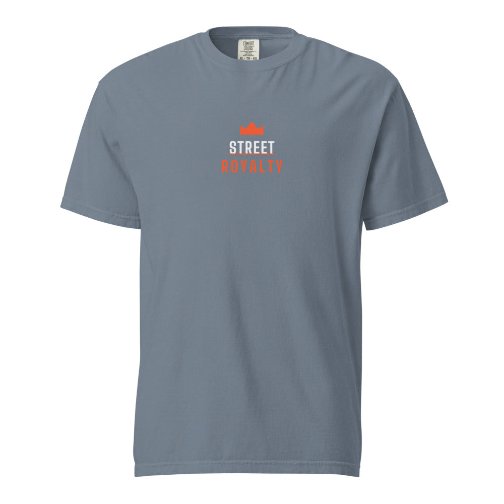 Street Royalty | Camiseta Heavyweight Azul Vaquero — Crown Capsule