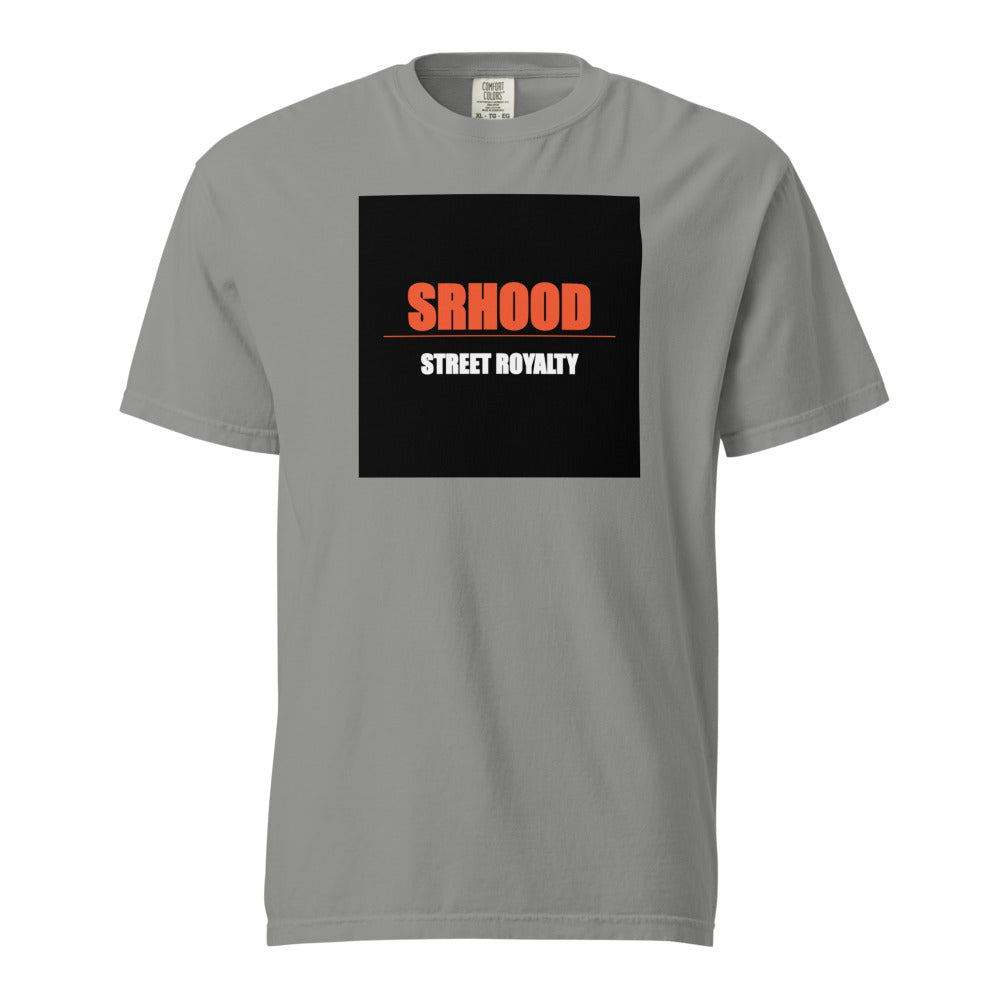 SRHOOD | Camiseta Garment-Dyed Heavyweight Gris — Street Royalty