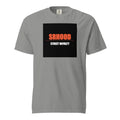 SRHOOD | Camiseta Garment-Dyed Heavyweight Gris — Street Royalty