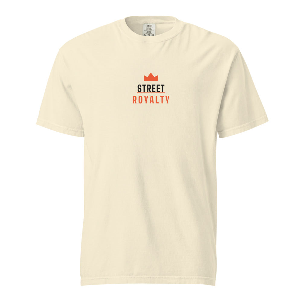 Street Royalty | Camiseta Heavyweight Marfil — Crown Capsule