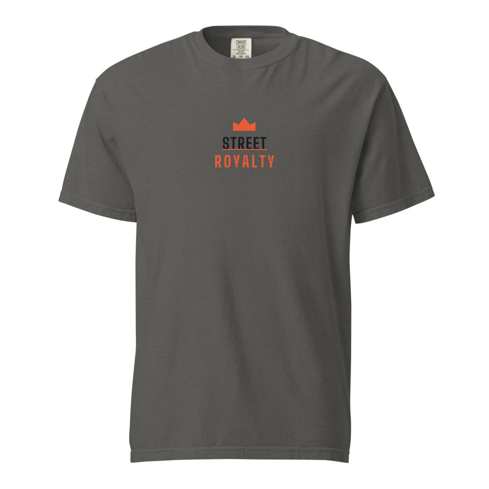 Street Royalty | Camiseta Heavyweight Gris Pimienta — Crown Capsule